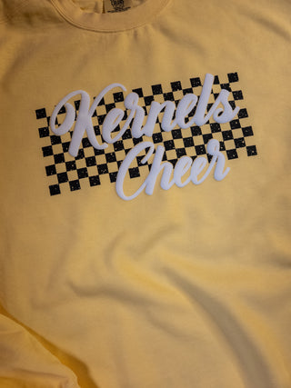 Kernels Cheer Puff Dyed Butter Crewneck Sweatshirt