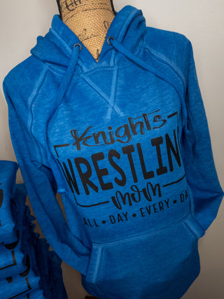 Knights Wrestling Mom Fleece Hoodie