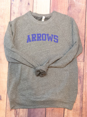 Arrows Athletic Crewneck Sweatshirt - ADULT MEDIUM