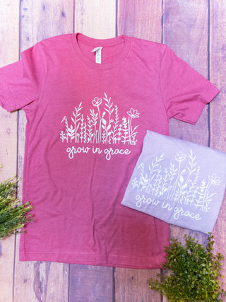 Grow In Grace Tee - Two Color Options