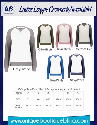 Ladies League Crewneck Sweatshirt