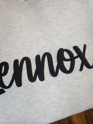 Lennox Pep Rally Ribbed Crewneck Sweatshirt