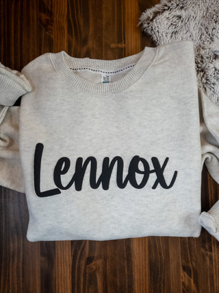 Lennox Pep Rally Ribbed Crewneck Sweatshirt