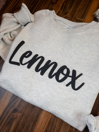 Lennox Pep Rally Ribbed Crewneck Sweatshirt