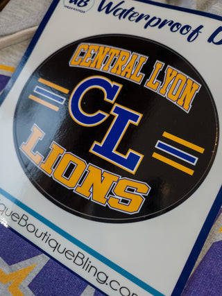 Central Lyon Lions Decal