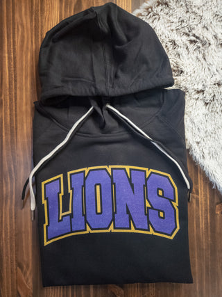 Lions Black Double Lace Sweatshirt