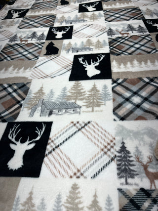 Neutral Wildlife Lodge Blankets * Ready To Ship