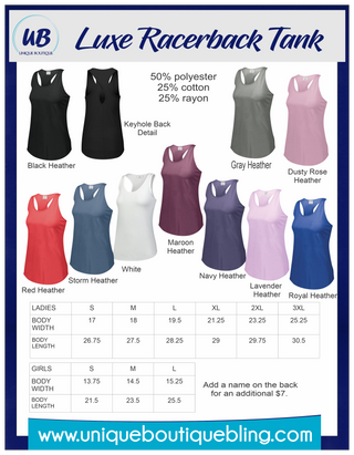 Luxe Keyhole Racerback Tank