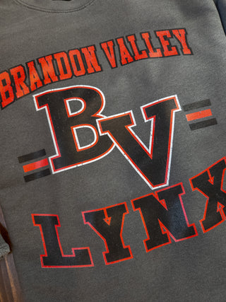 Brandon Valley Lynx Dyed Fleece Crewneck Sweatshirt