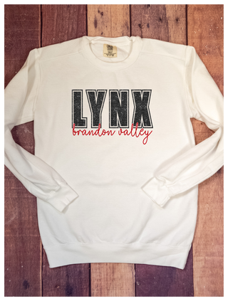 Lynx Brandon Valley Dyed White Crewneck Sweatshirt