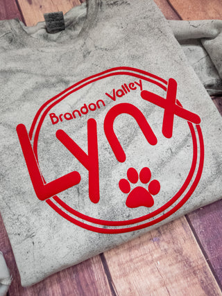Lynx Brandon Valley Puff Colorblast Crewneck Sweatshirt