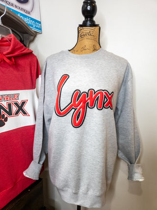 Lynx Puff Plush Crewneck Sweatshirt