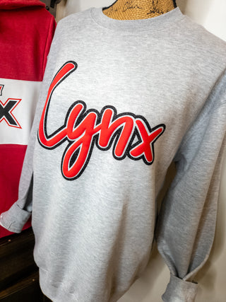 Lynx Puff Plush Crewneck Sweatshirt