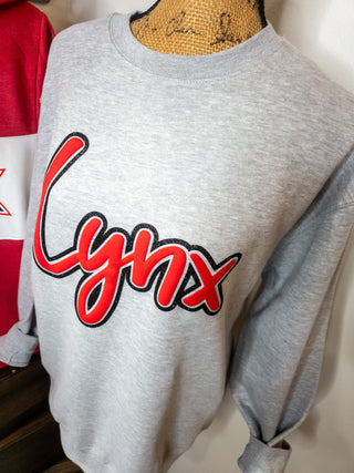 Lynx Puff Plush Crewneck Sweatshirt