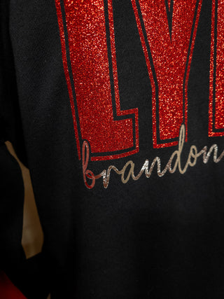 Brandon Valley Lynx Black French Terry Bomber Zip-Up