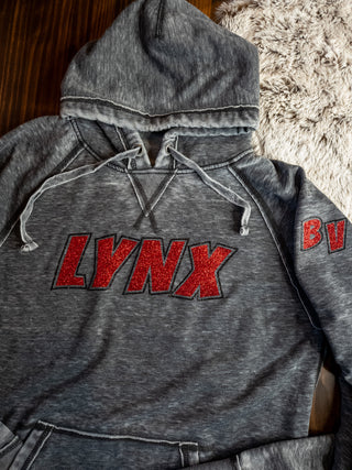 Lynx Sparkle Dark Smoke Zen Fleece Hoodie