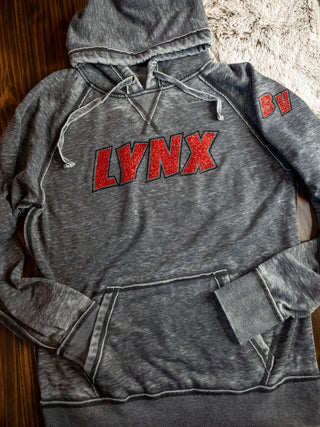 Lynx Sparkle Dark Smoke Zen Fleece Hoodie