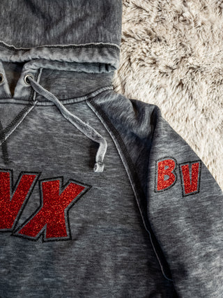 Lynx Sparkle Dark Smoke Zen Fleece Hoodie