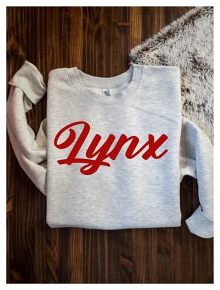 Lynx Puff Oatmeal Plush Crewneck Sweatshirt