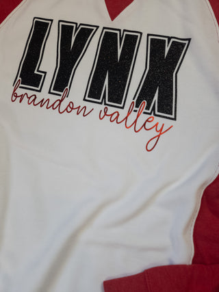 Lynx Brandon Valley Red League Crewneck - Ladies Fit