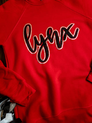 Lynx Sparkle & Puff Sponge Fleece Crewneck Sweatshirt