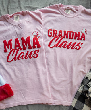 Mama Claus Puff Dyed Tee