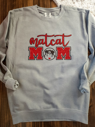 Matcat Wrestling Mom Dyed Crewneck Sweatshirt