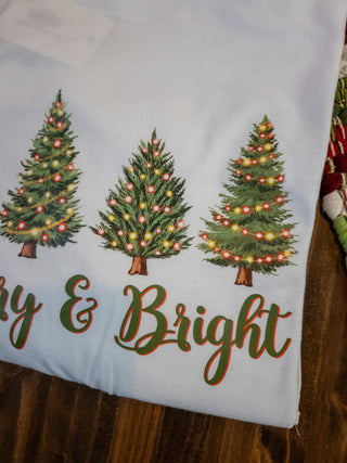 XL Merry And Bright Graphic Tee