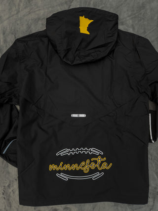 Minnesota Football Black Lightweight Jacket