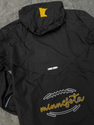 Minnesota Football Black Lightweight Jacket