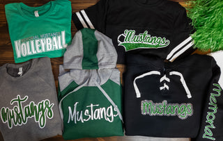 Mustangs Green Spirit Hoodie