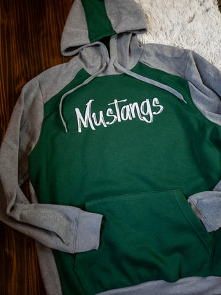 Mustangs Green Spirit Hoodie