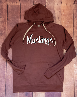 Mustangs Maroon Double Lace Sweatshirt