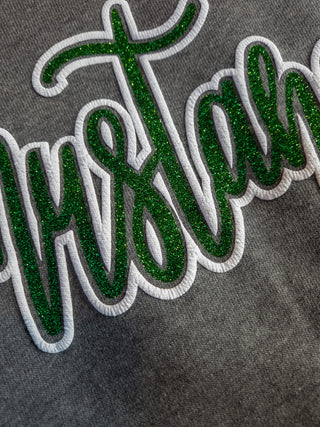 Mustangs Sparkle and Puff Crewneck Sweatshirt