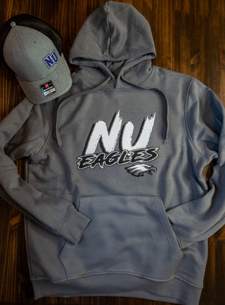NU Eagles Graphite Core Fleece Hoodie
