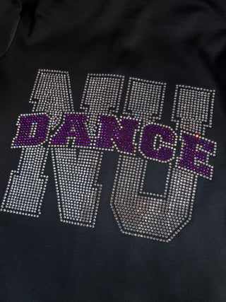 NU Dance Rhinestone Black Ladies Jacket