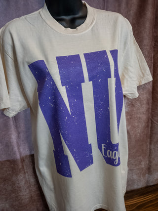 NU Eagles University Dyed Tee