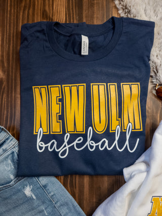 New Ulm Baseball Navy Tee