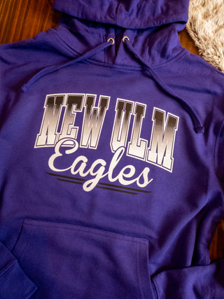 New Ulm Eagles Classic Purple Hoodie
