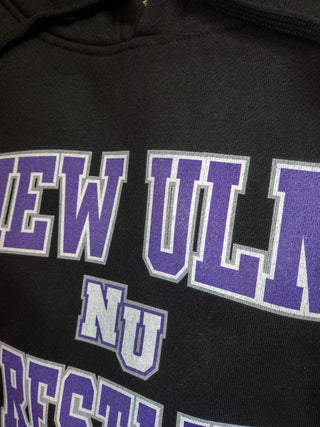 New Ulm Wrestling Black Classic Hooded Sweatshirt