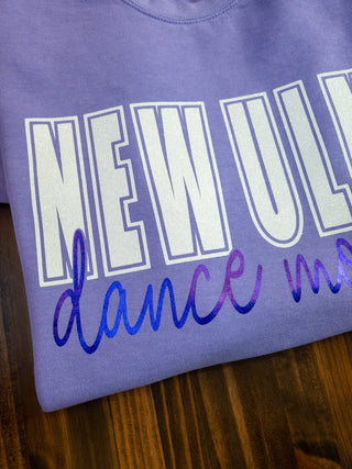New Ulm Dance Mom Dyed Violet Crewneck Sweatshirt