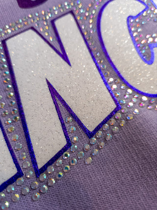 New Ulm Dance Rhinestone Youth Essential Fleece Crew