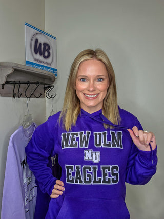New Ulm Eagles Purple Core Fleece Hoodie