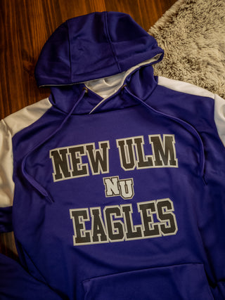 New Ulm Eagles Athletic Purple Momentum Hoodie