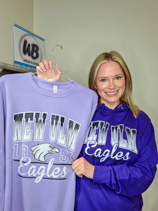 New Ulm Eagles Classic Purple Hoodie