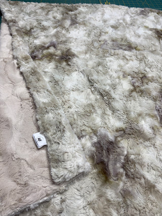 Oatmeal Galaxy Large Lovey Minky Blanket *READY TO SHIP