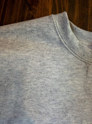 New Ulm Puff Champion Powerblend Oatmeal Crewneck Sweatshirt