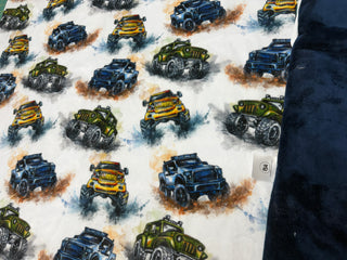 Trucks Minky Blankets *Choose Size & Backing