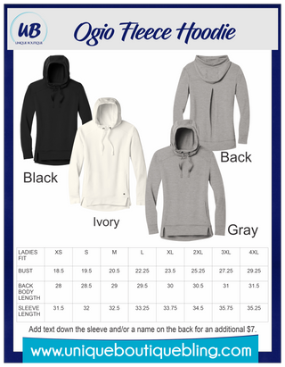 Ladies Ogio Fashion Fleece Hoodie