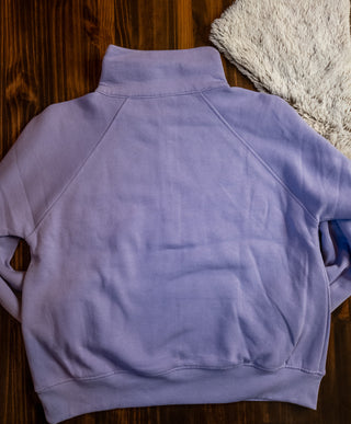 Ladies Relaxed Half Zip Pullover
